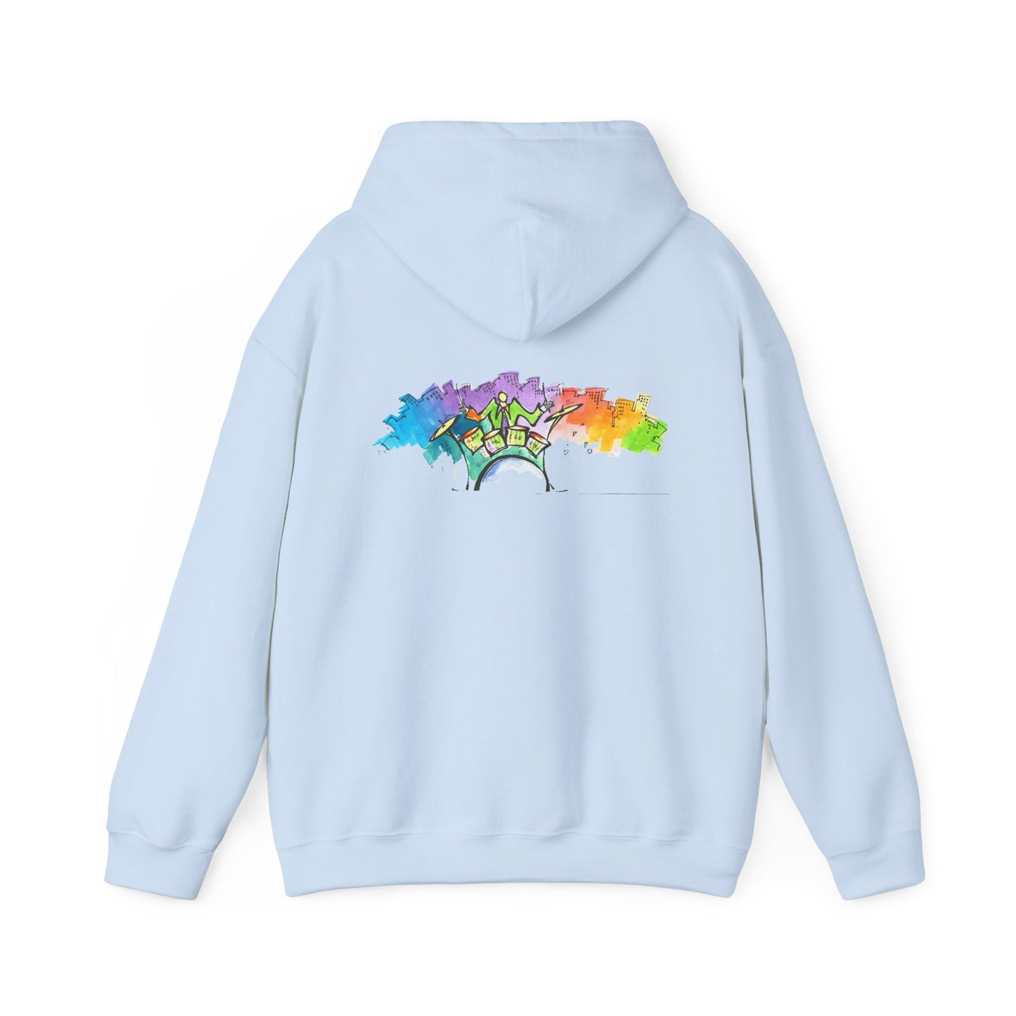 "Urban Pulse" Quincy Conwell From the Abstract Jazz Series Hooded Sweatshirt