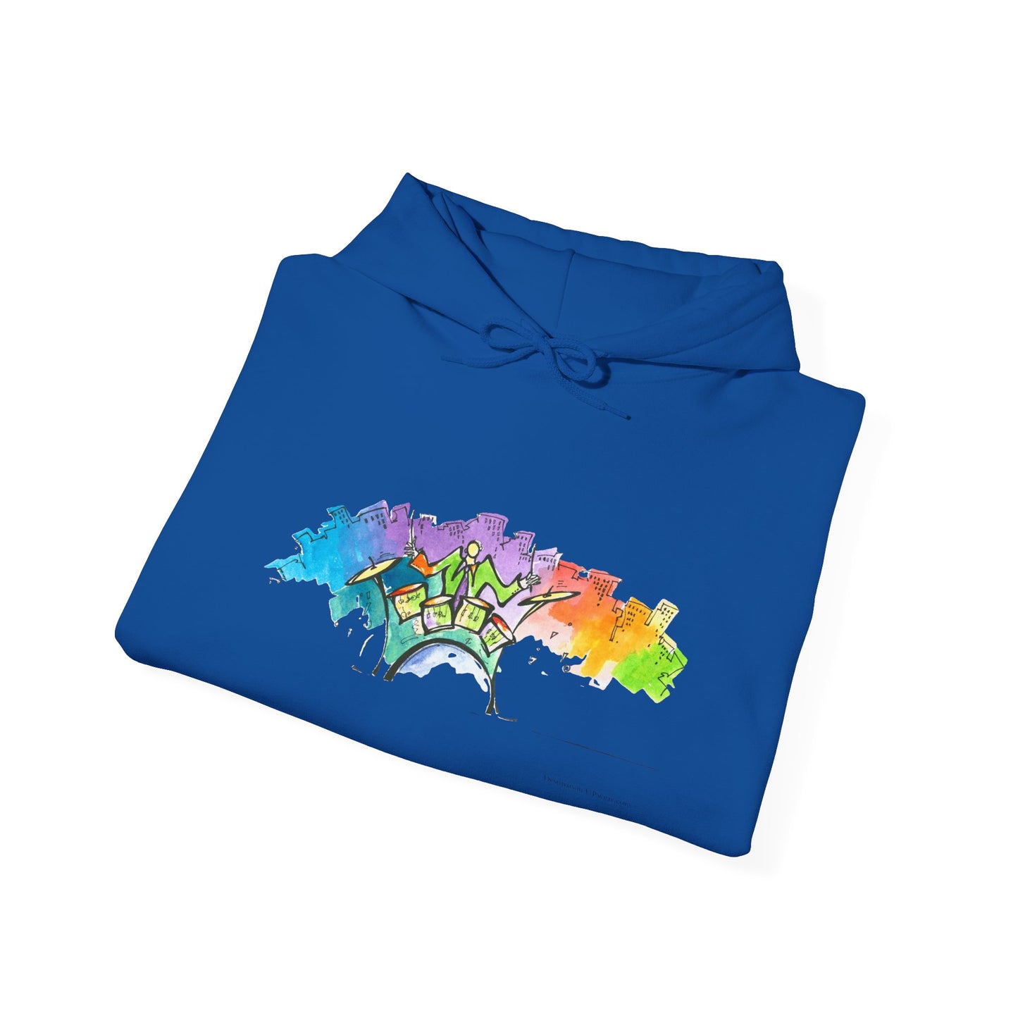 "Urban Pulse" Quincy Conwell From the Abstract Jazz Series Hooded Sweatshirt