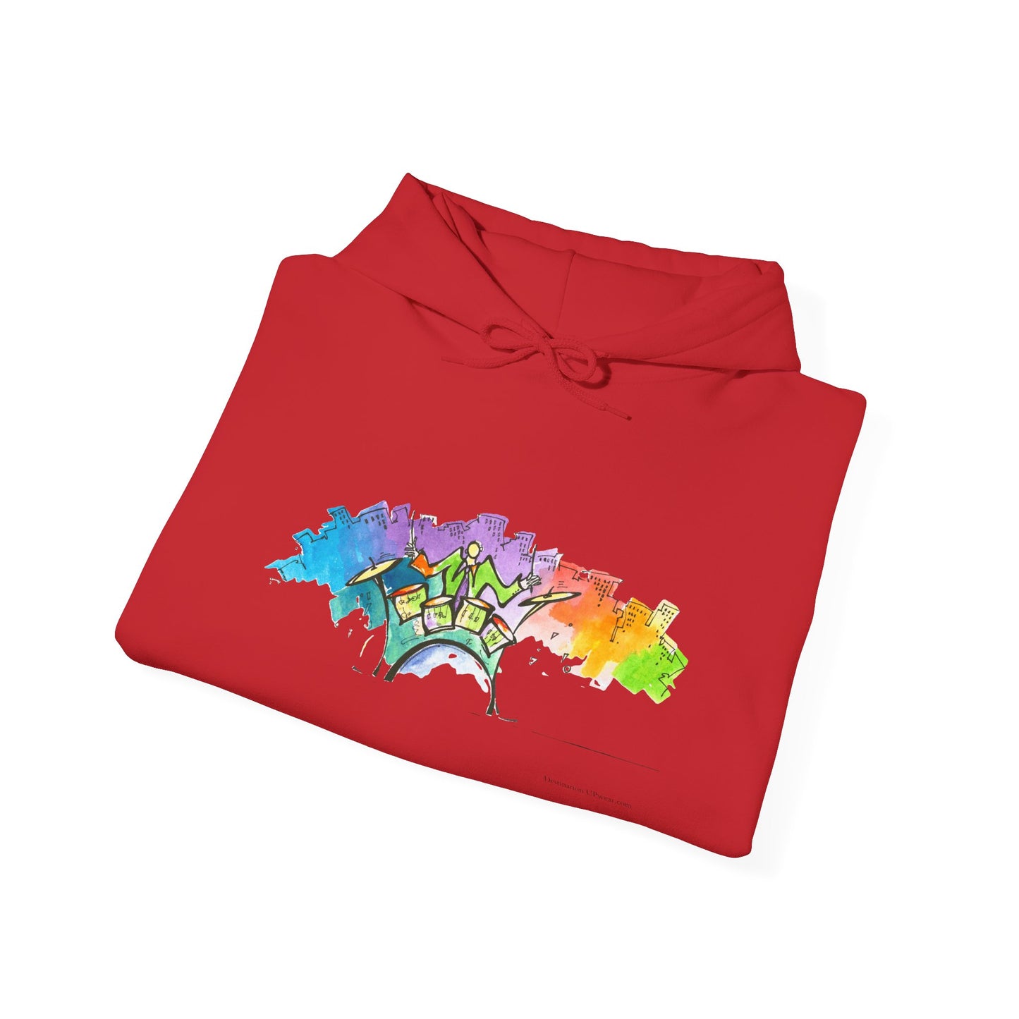 "Urban Pulse" Quincy Conwell From the Abstract Jazz Series Hooded Sweatshirt
