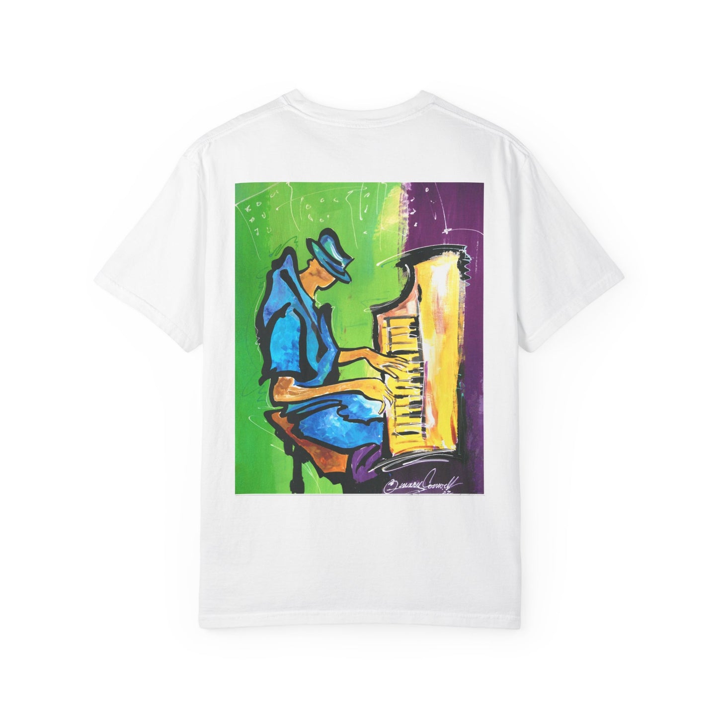 "Midnight Keys" Abstract Jazz art by Quincy Conwell