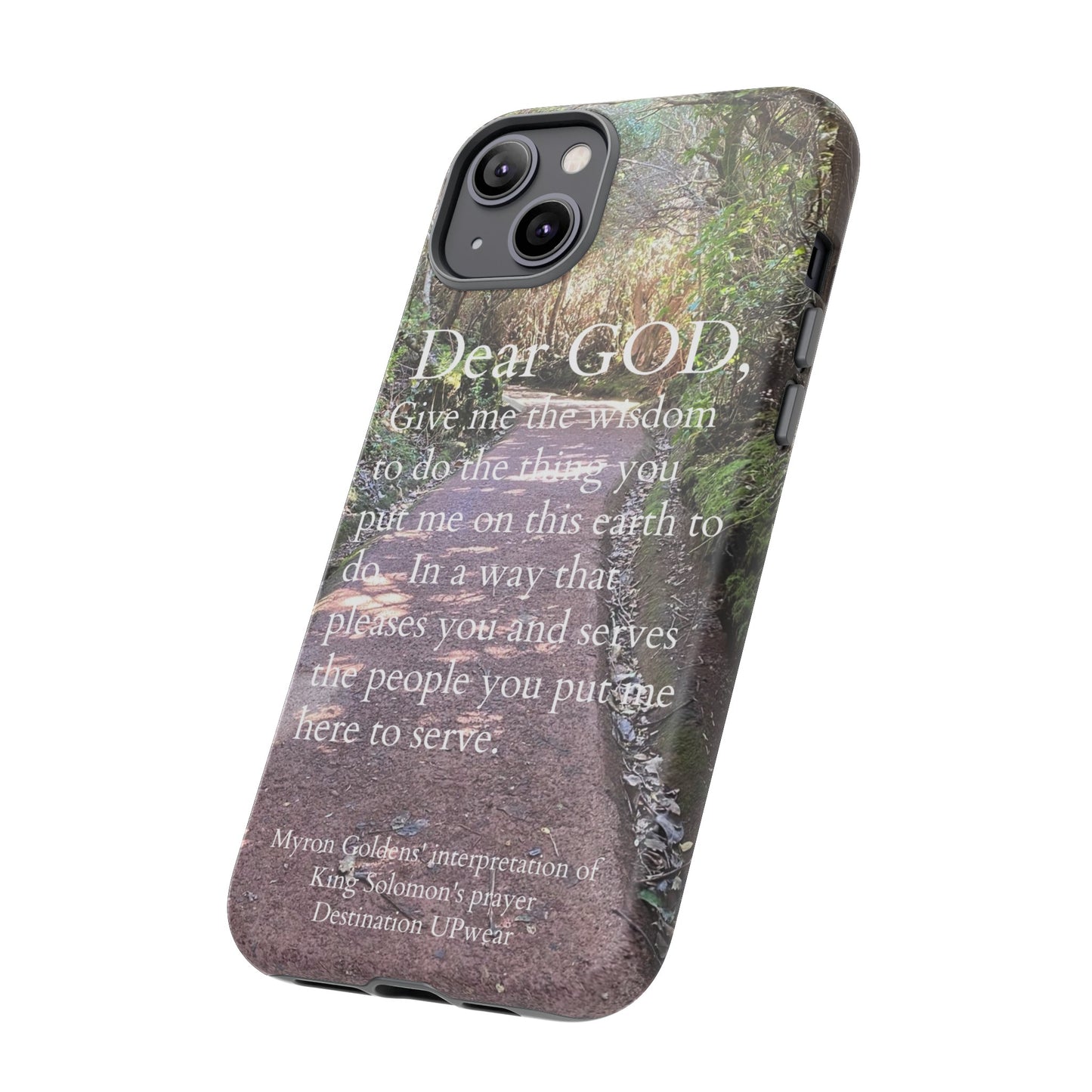 King Solomon's Prayer Costa Rica Tough Iphone Cases