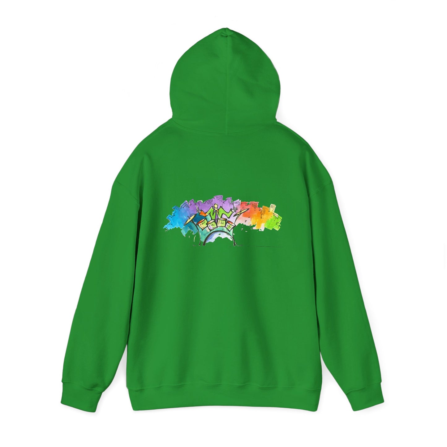 "Urban Pulse" Quincy Conwell From the Abstract Jazz Series Hooded Sweatshirt