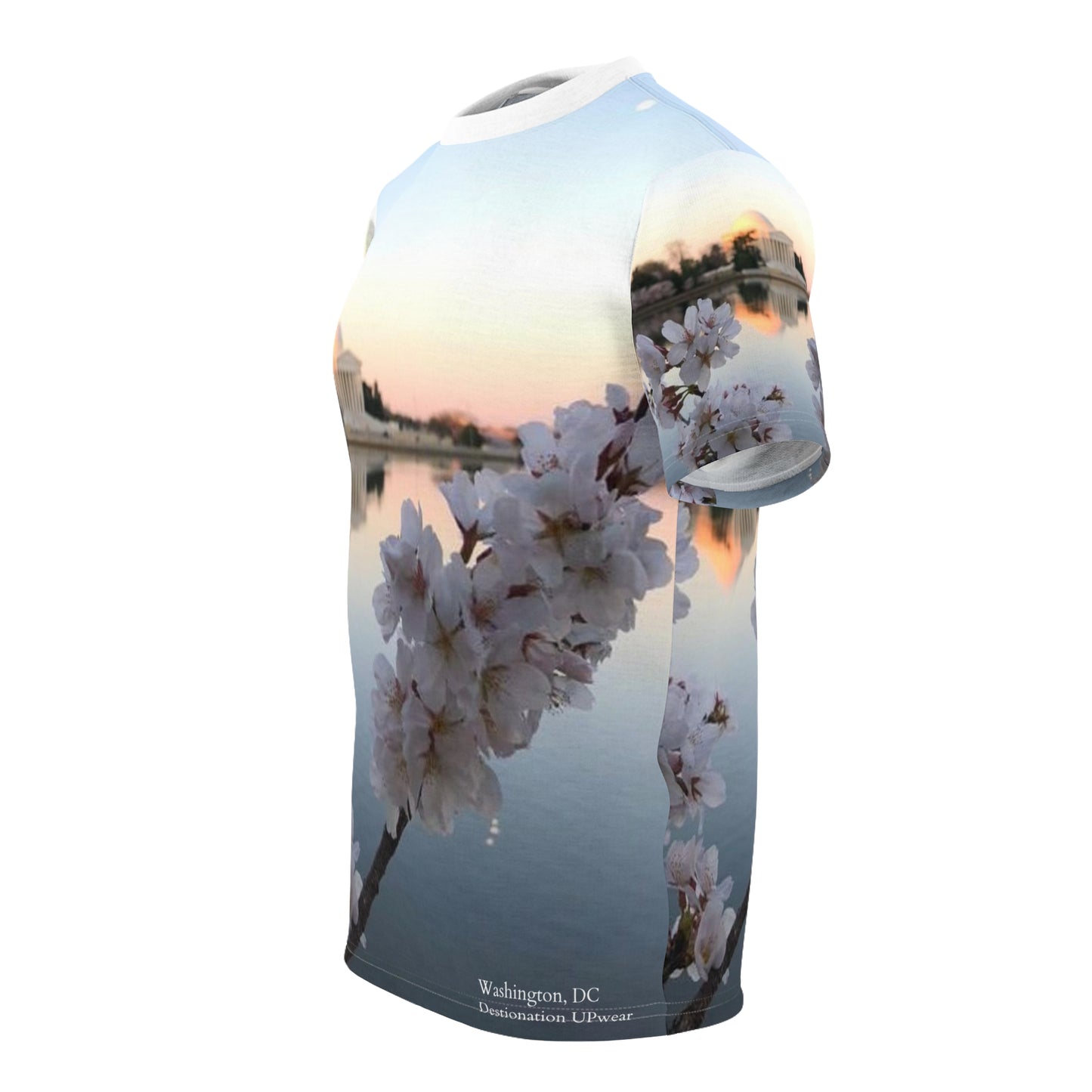 Washington, DC Cherry Blossoms Unisex Cut & Sew Tee (AOP)