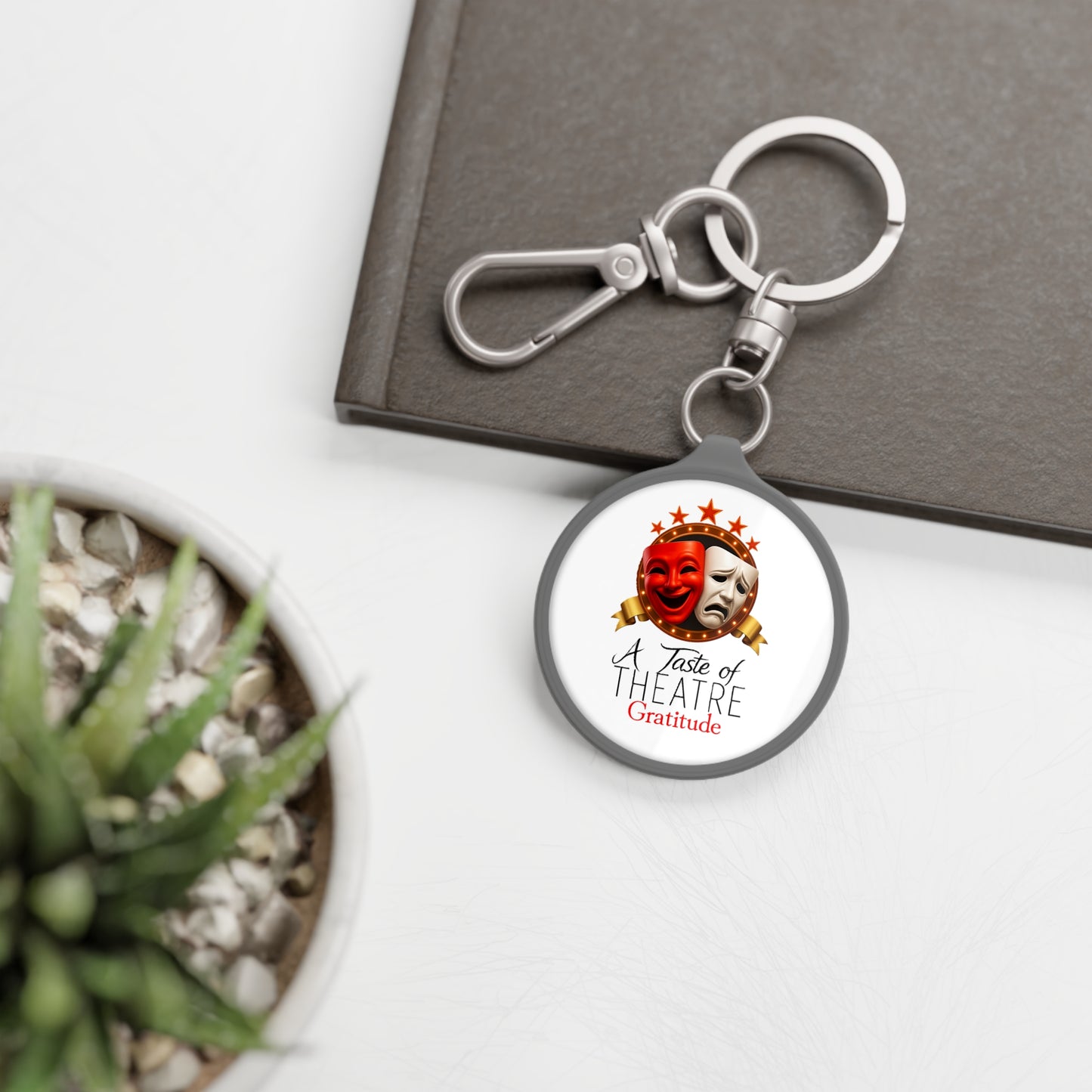 Gratitude Keyring Tag — Daily Mindfulness Reminder