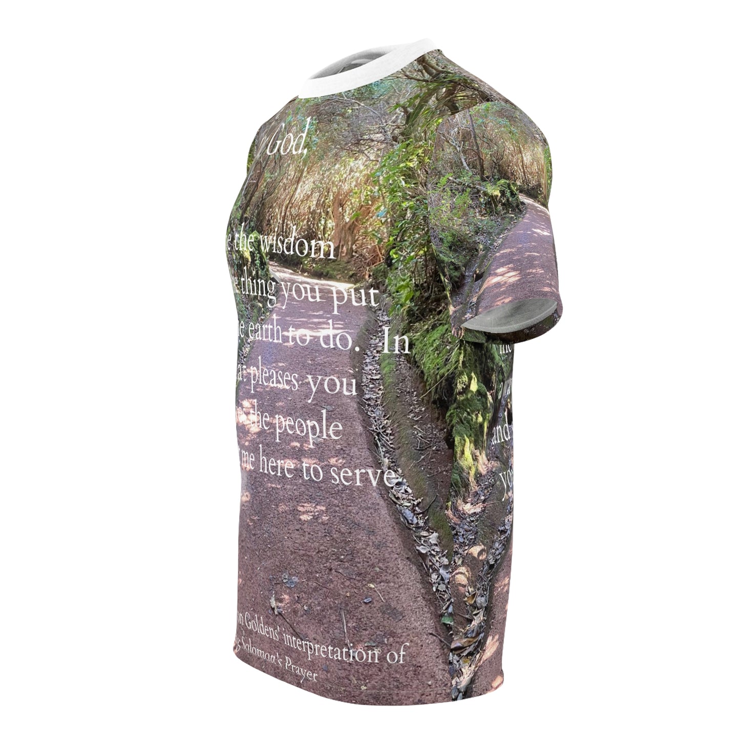 King Solomons Prayer, Costa Rica Unisex Cut & Sew Tee (AOP)