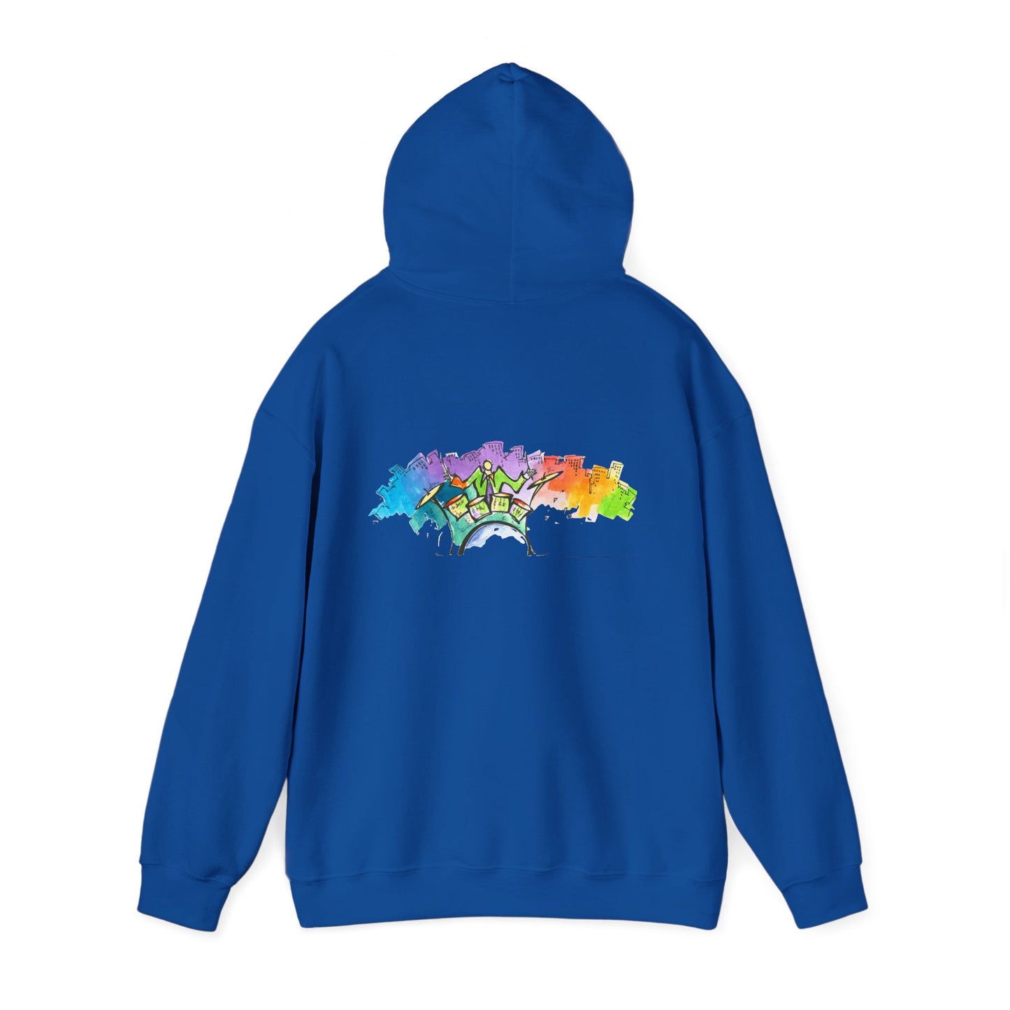 "Urban Pulse" Quincy Conwell From the Abstract Jazz Series  Hooded Sweatshirt