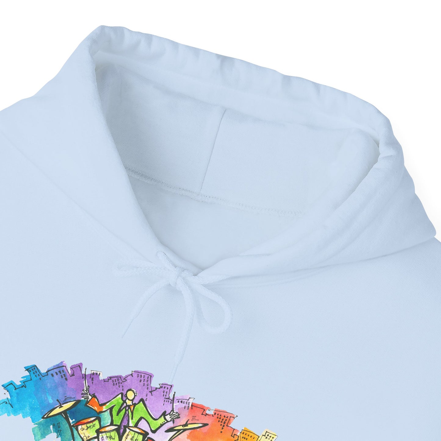 "Urban Pulse" Quincy Conwell From the Abstract Jazz Series  Hooded Sweatshirt