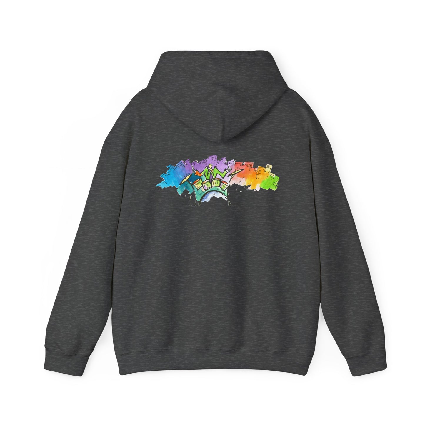 "Urban Pulse" Quincy Conwell From the Abstract Jazz Series  Hooded Sweatshirt