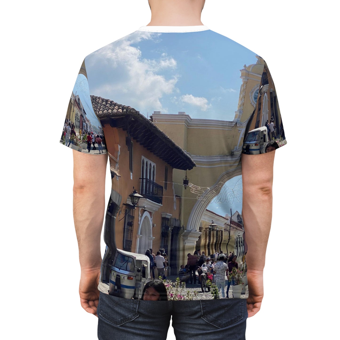 Antigua Guatemala  Unisex Cut & Sew Tee (AOP)