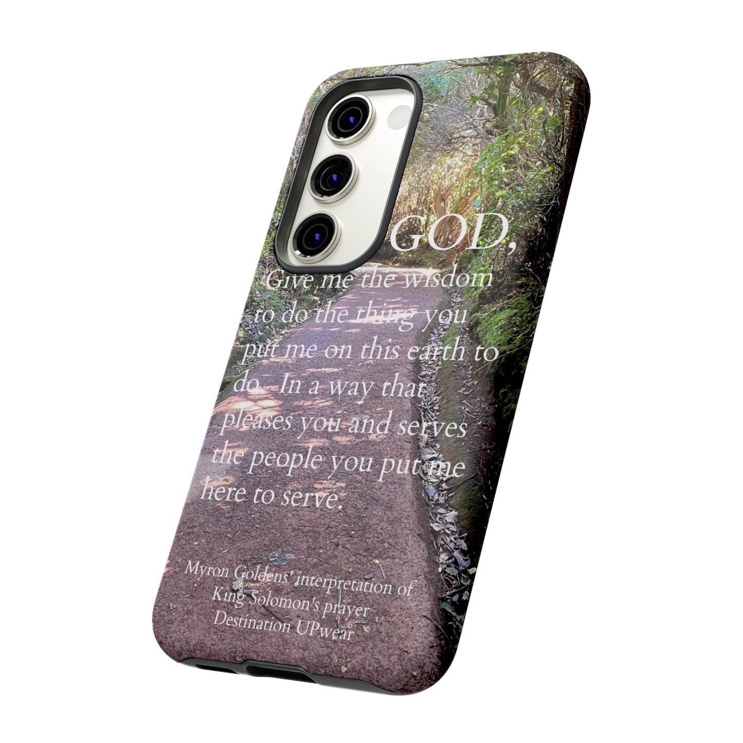 King Solomon's Prayer Costa Rica Tough Iphone Cases