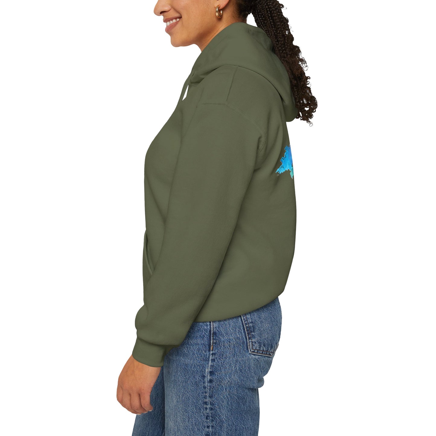 "Urban Pulse" Quincy Conwell From the Abstract Jazz Series  Hooded Sweatshirt
