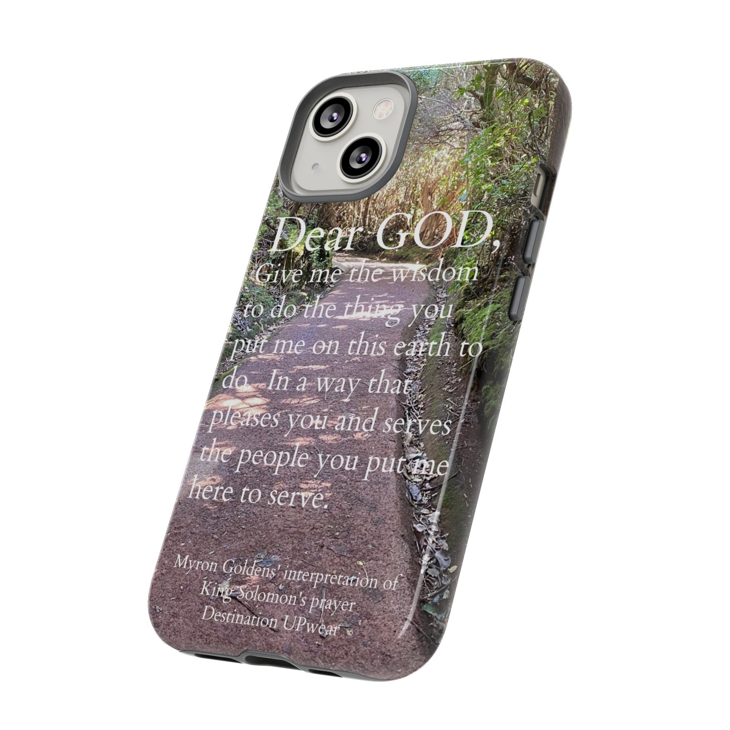 King Solomon's Prayer Costa Rica Tough Iphone Cases