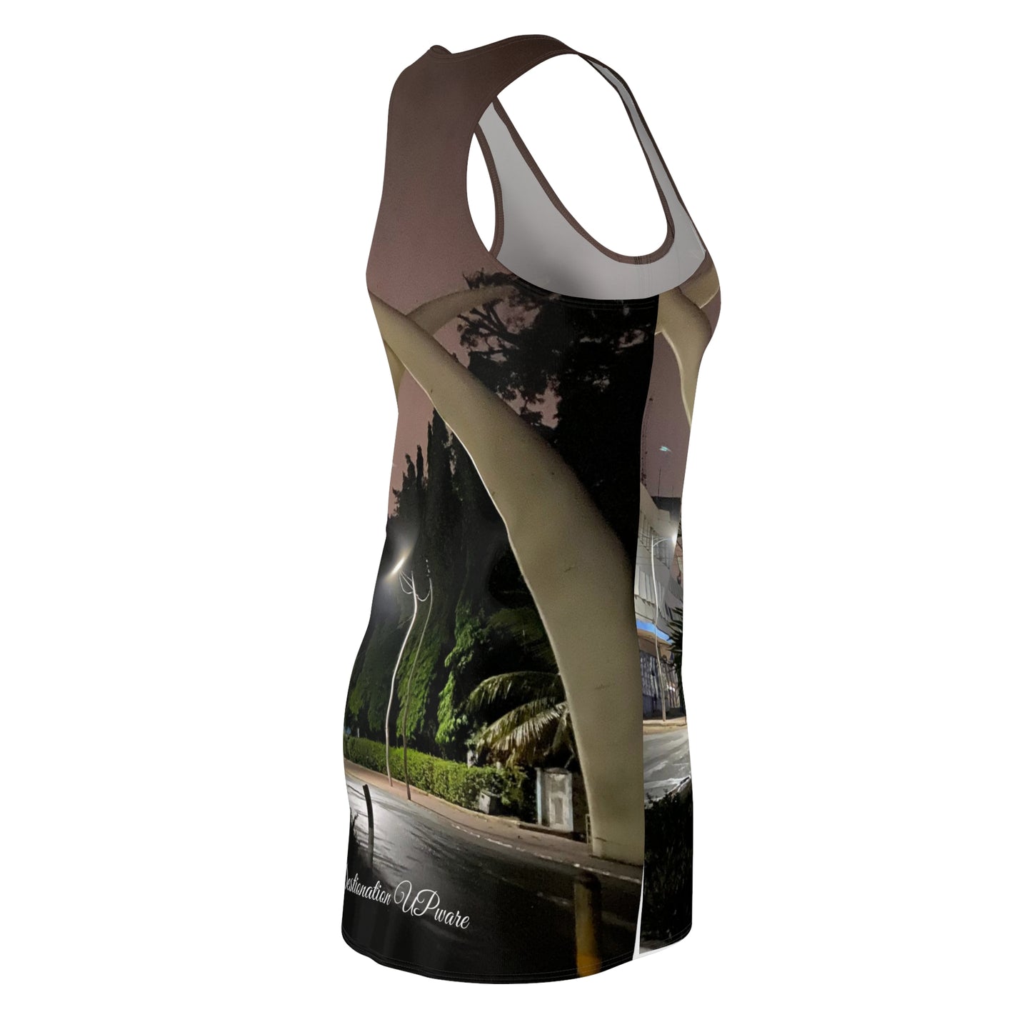 Mombasa, Kenya Women's Cut & Sew Racerback Dress (AOP)