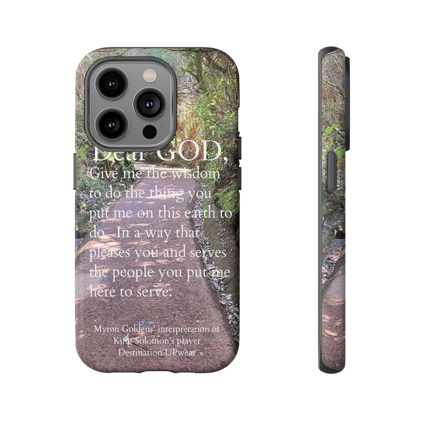 King Solomon's Prayer Costa Rica Tough Iphone Cases