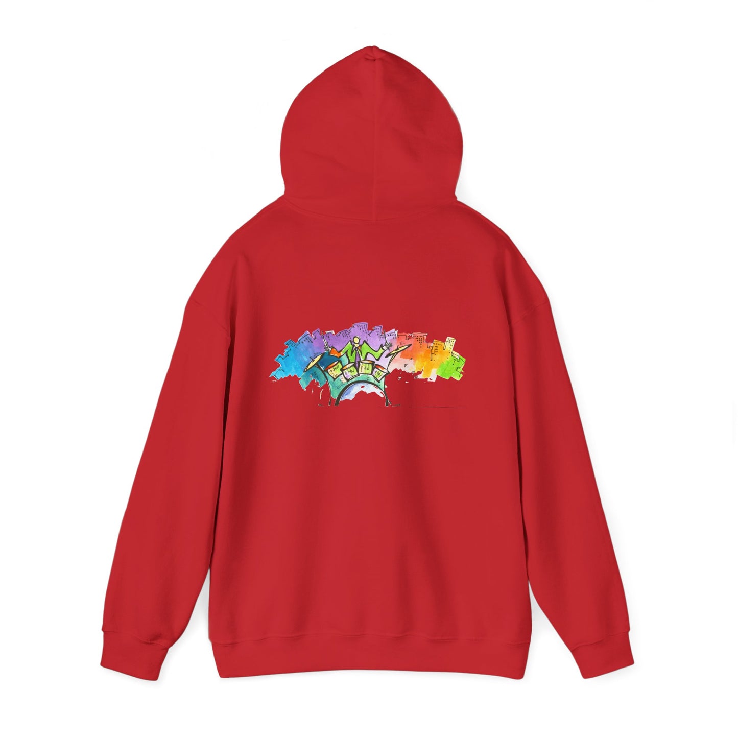 "Urban Pulse" Quincy Conwell From the Abstract Jazz Series  Hooded Sweatshirt