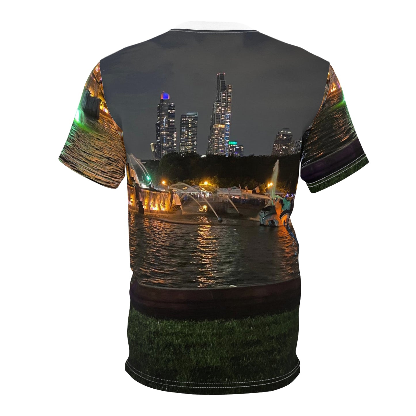 Chicago, Illinois USA Unisex Cut & Sew Tee (AOP)