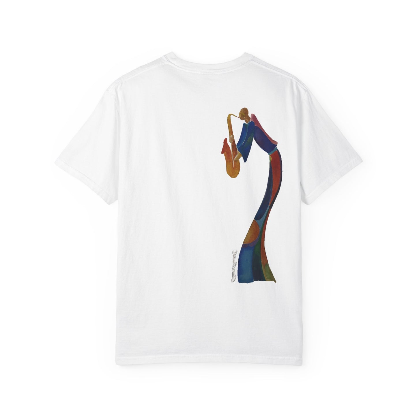 “Saxophone Serenade” Solo Collection Abstract Jazz art by Quincy Conwell