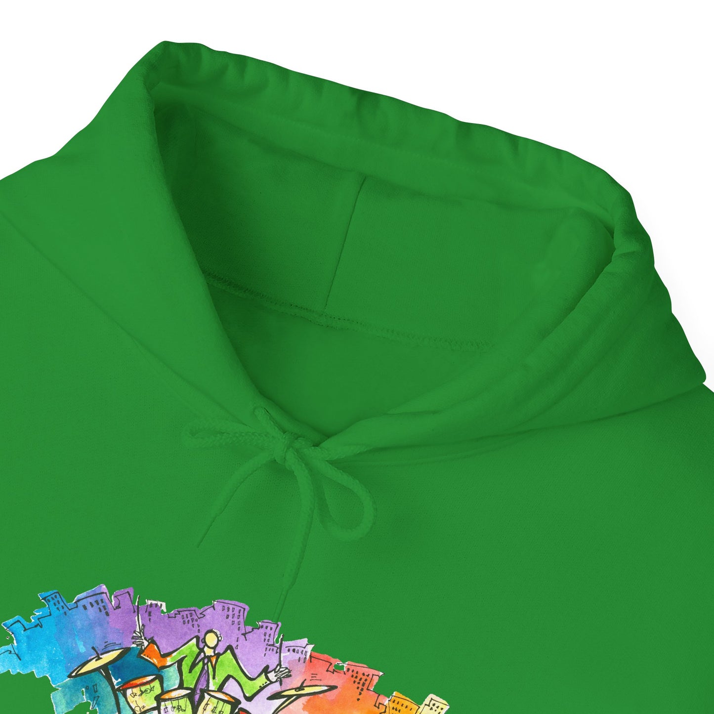 "Urban Pulse" Quincy Conwell From the Abstract Jazz Series  Hooded Sweatshirt
