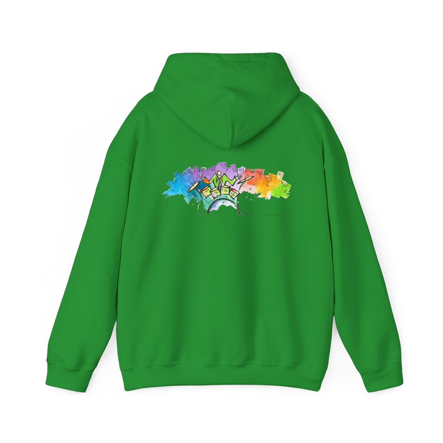 "Urban Pulse" Quincy Conwell From the Abstract Jazz Series  Hooded Sweatshirt