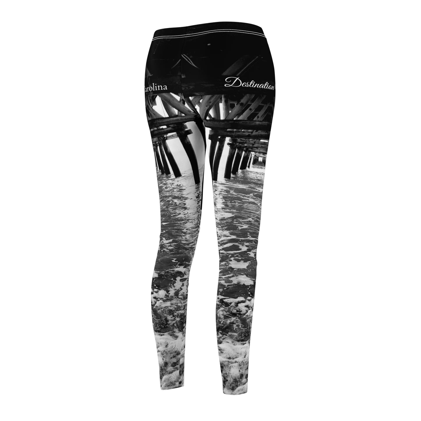 Myrtle Beach, South Carolina Women's Cut & Sew Casual Leggings (AOP)