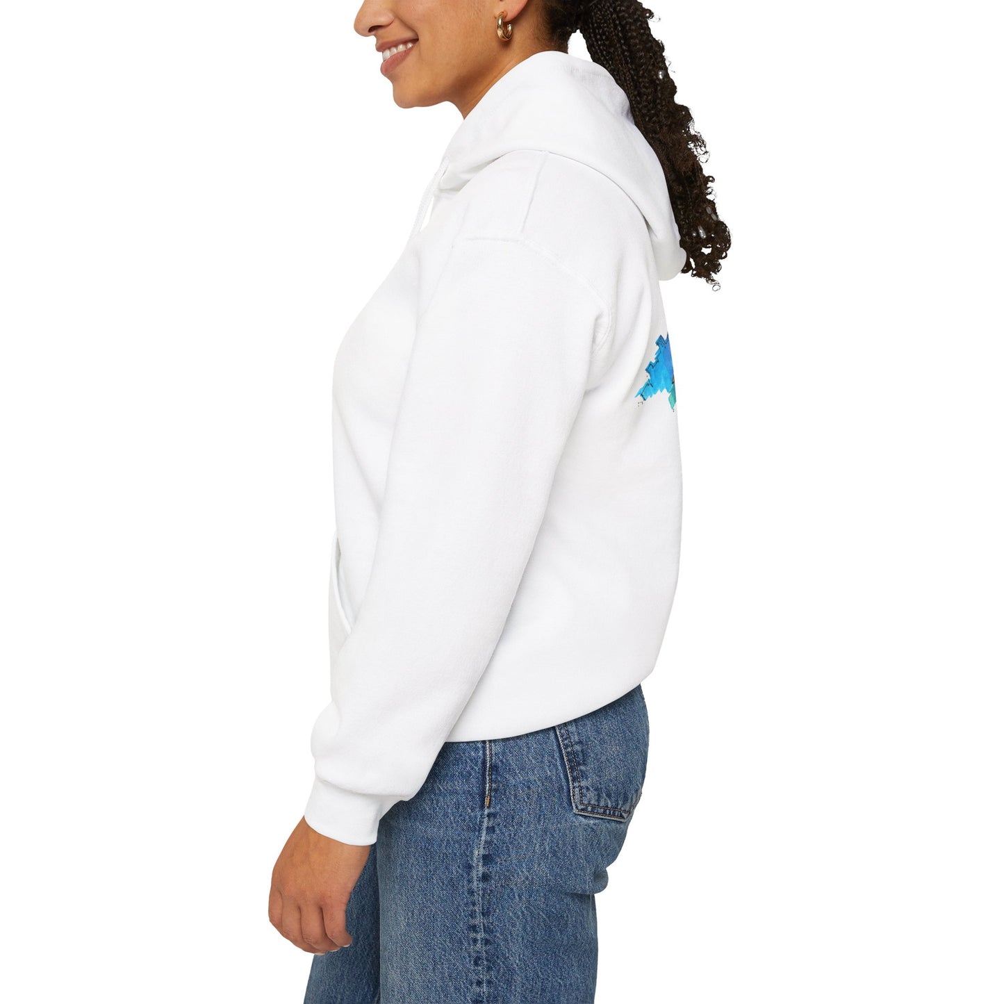 "Urban Pulse" Quincy Conwell From the Abstract Jazz Series  Hooded Sweatshirt