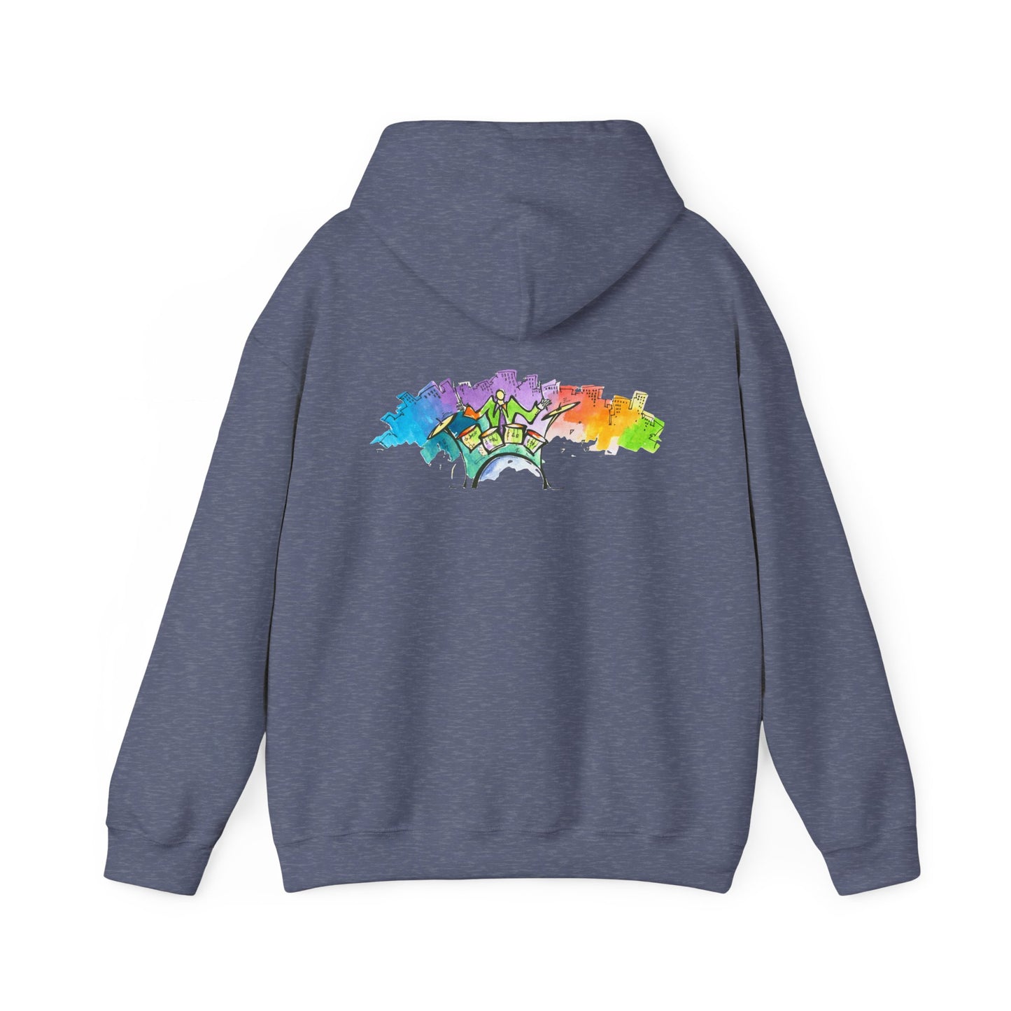 "Urban Pulse" Quincy Conwell From the Abstract Jazz Series  Hooded Sweatshirt