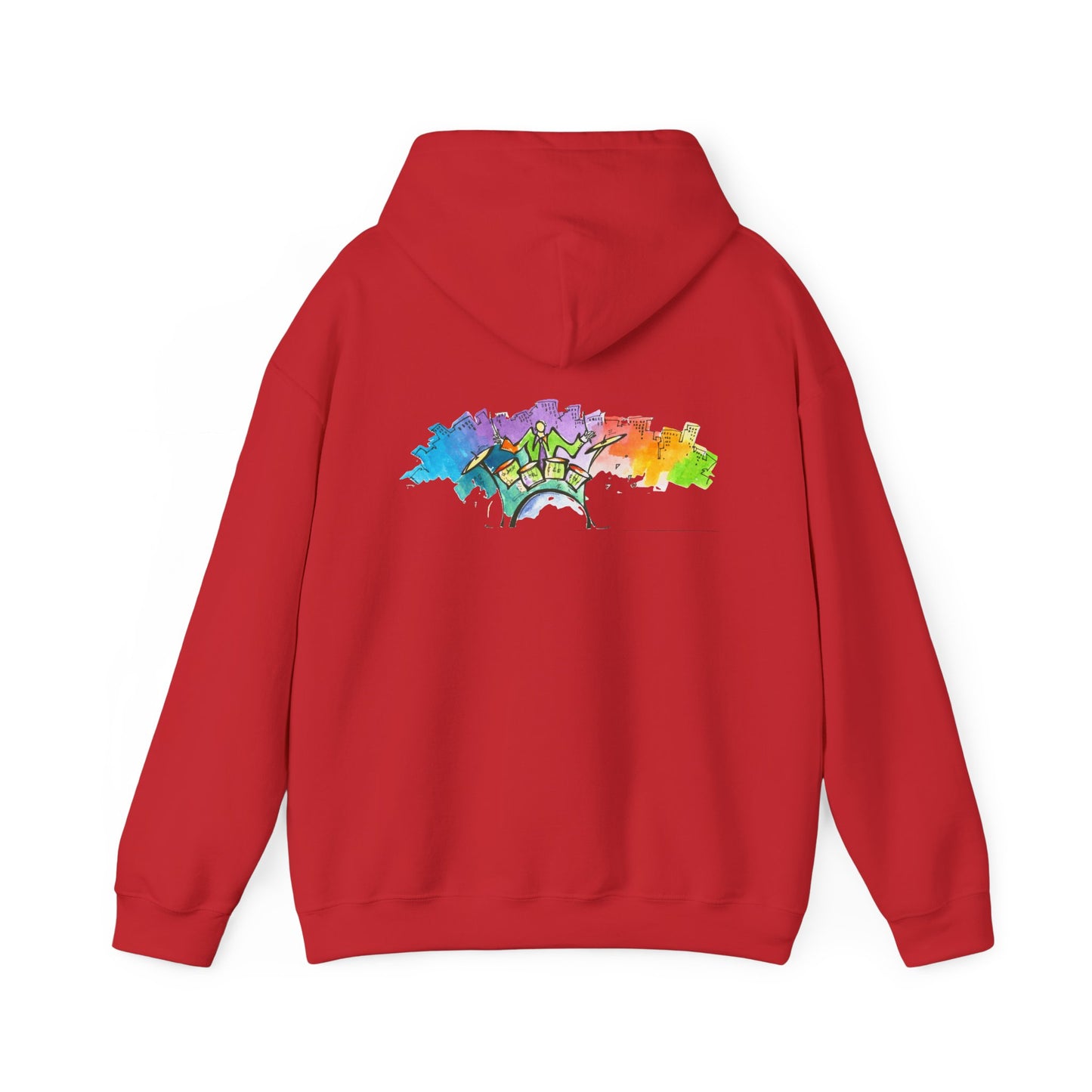 "Urban Pulse" Quincy Conwell From the Abstract Jazz Series  Hooded Sweatshirt