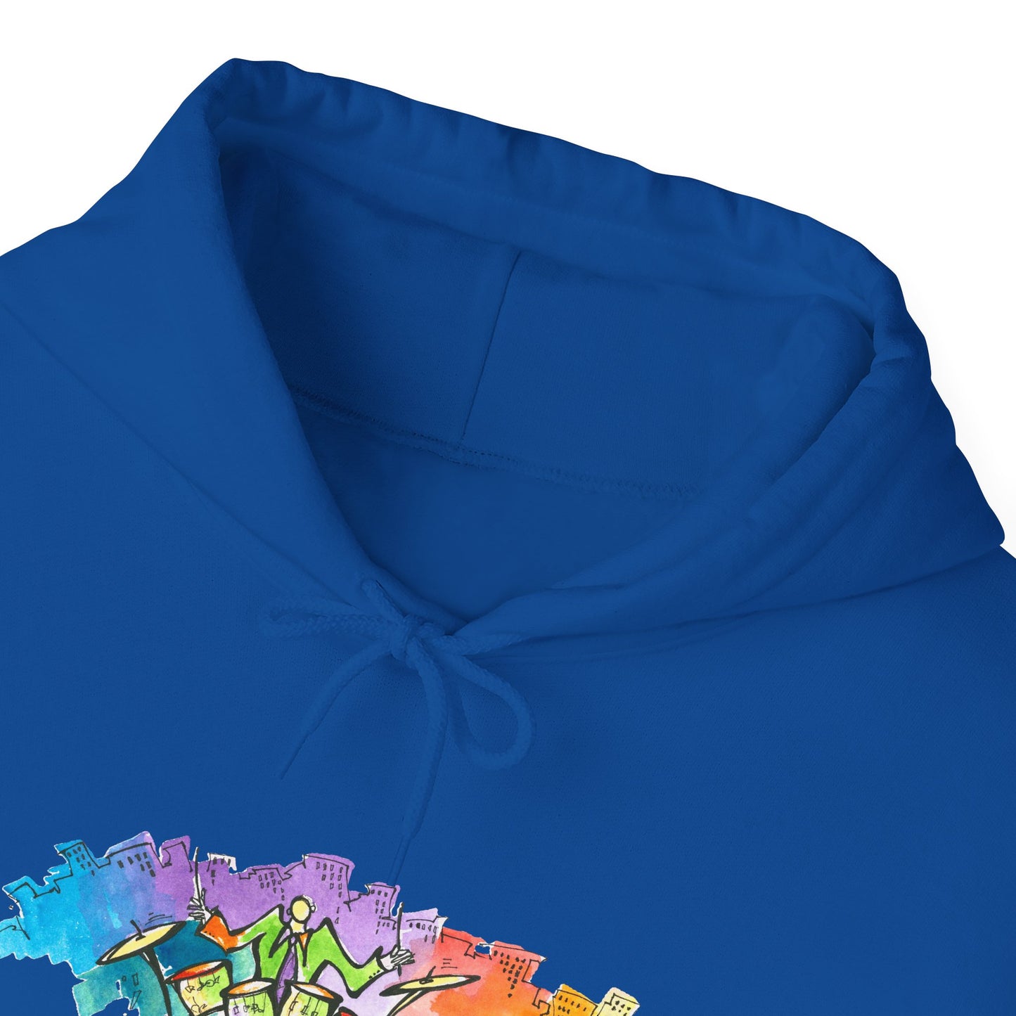 "Urban Pulse" Quincy Conwell From the Abstract Jazz Series  Hooded Sweatshirt