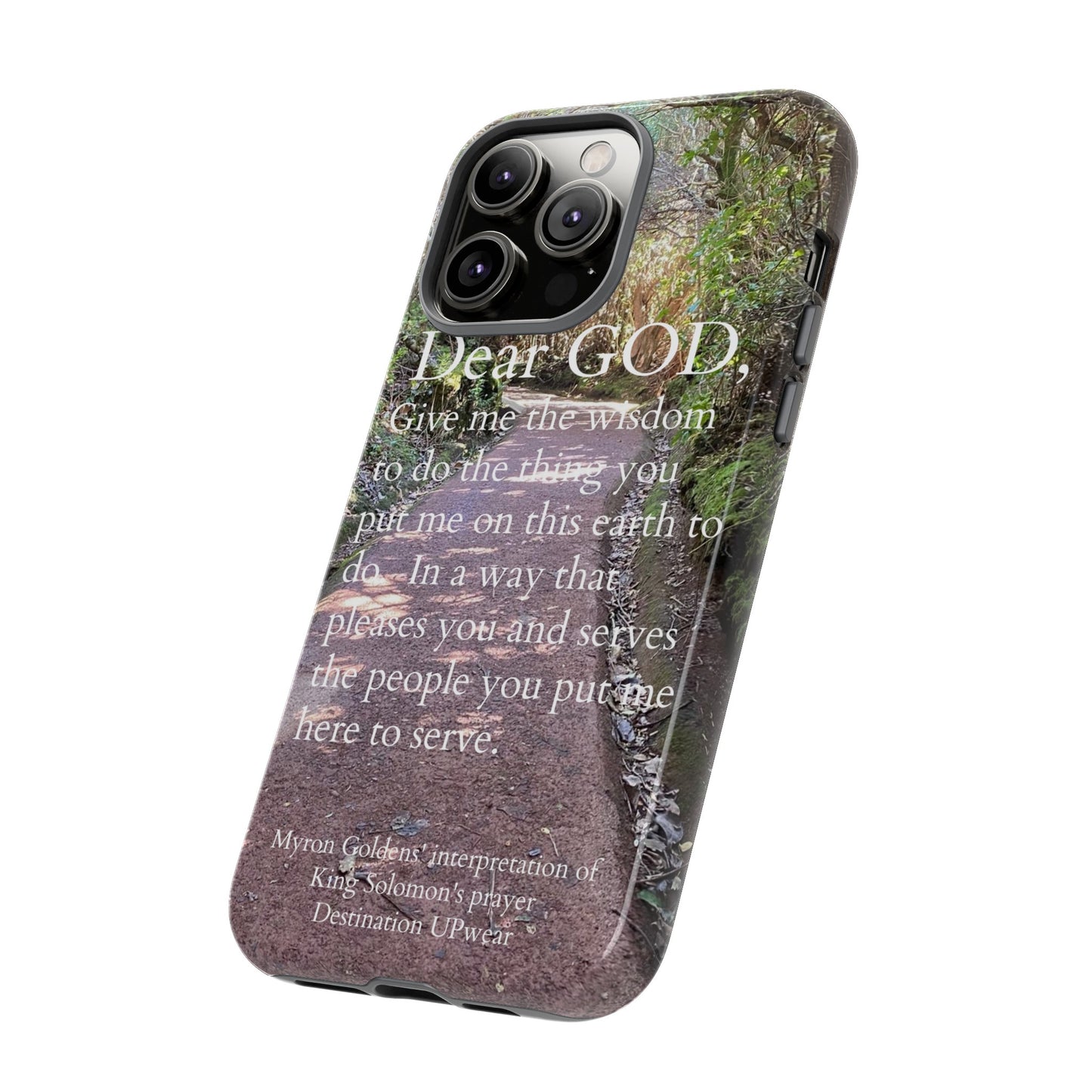 King Solomon's Prayer Costa Rica Tough Iphone Cases