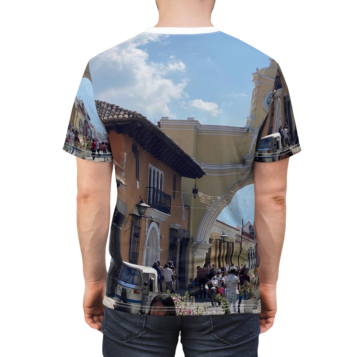 Antigua Guatemala  Unisex Cut & Sew Tee (AOP)
