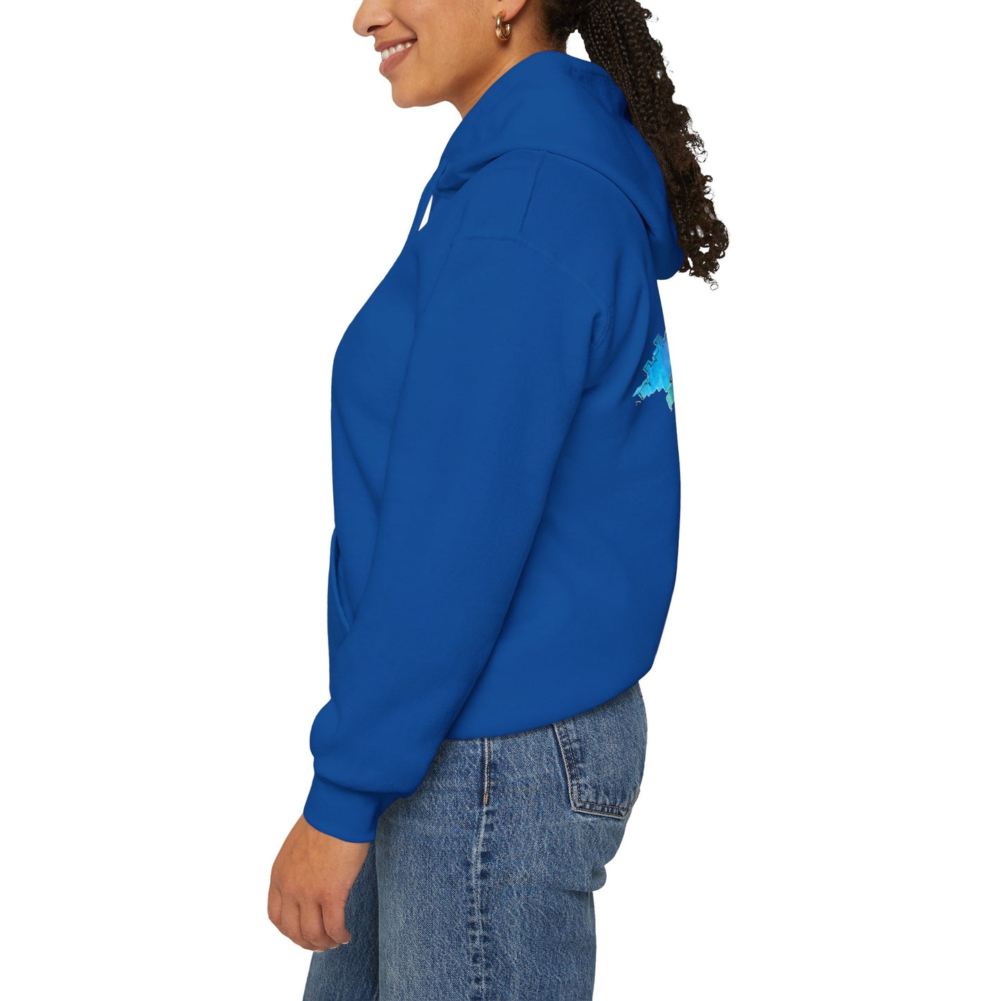 "Urban Pulse" Quincy Conwell From the Abstract Jazz Series  Hooded Sweatshirt
