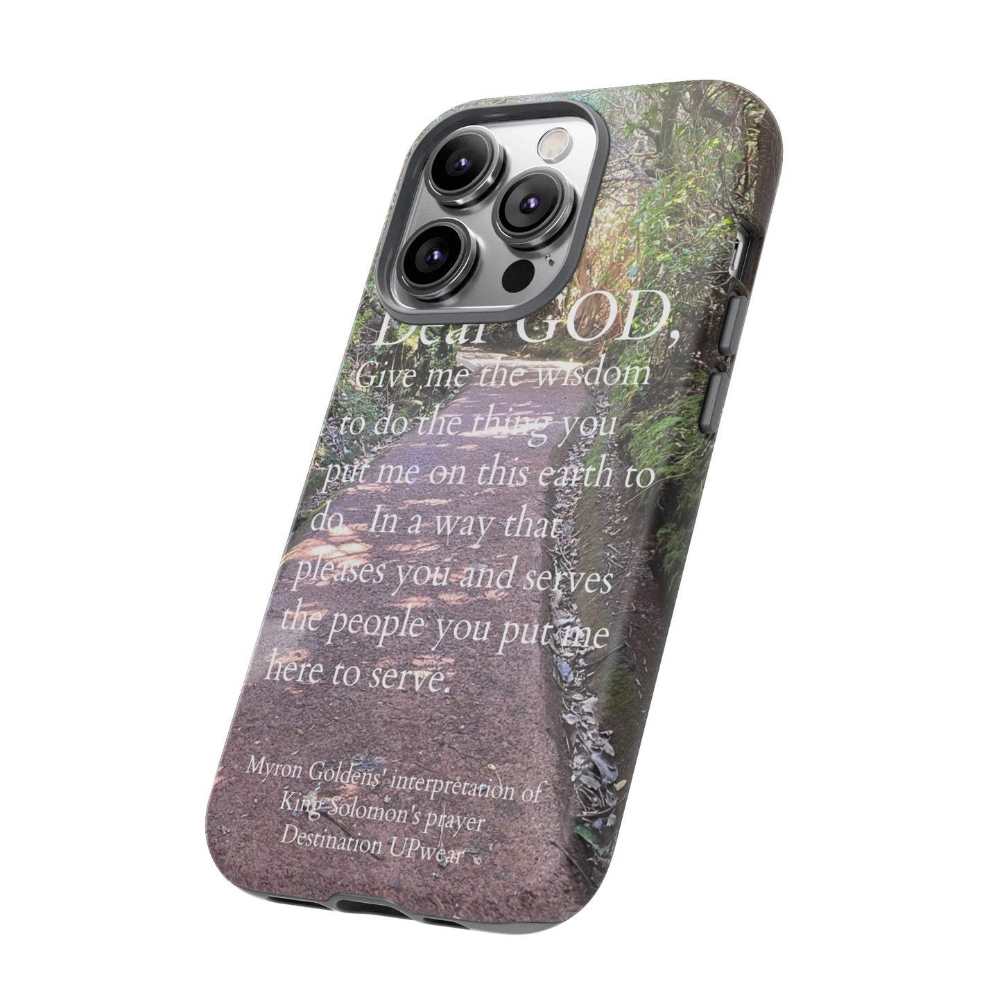King Solomon's Prayer Costa Rica Tough Iphone Cases