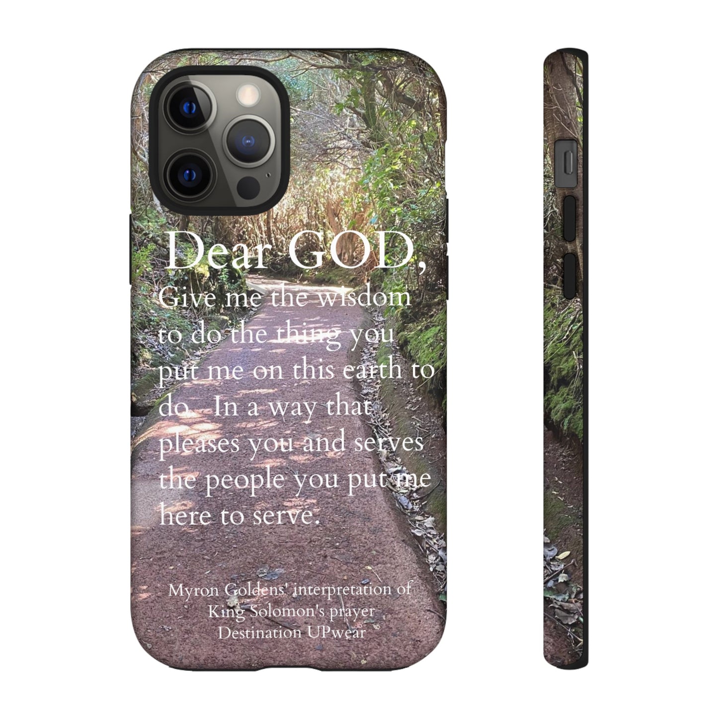 King Solomon's Prayer Costa Rica Tough Iphone Cases