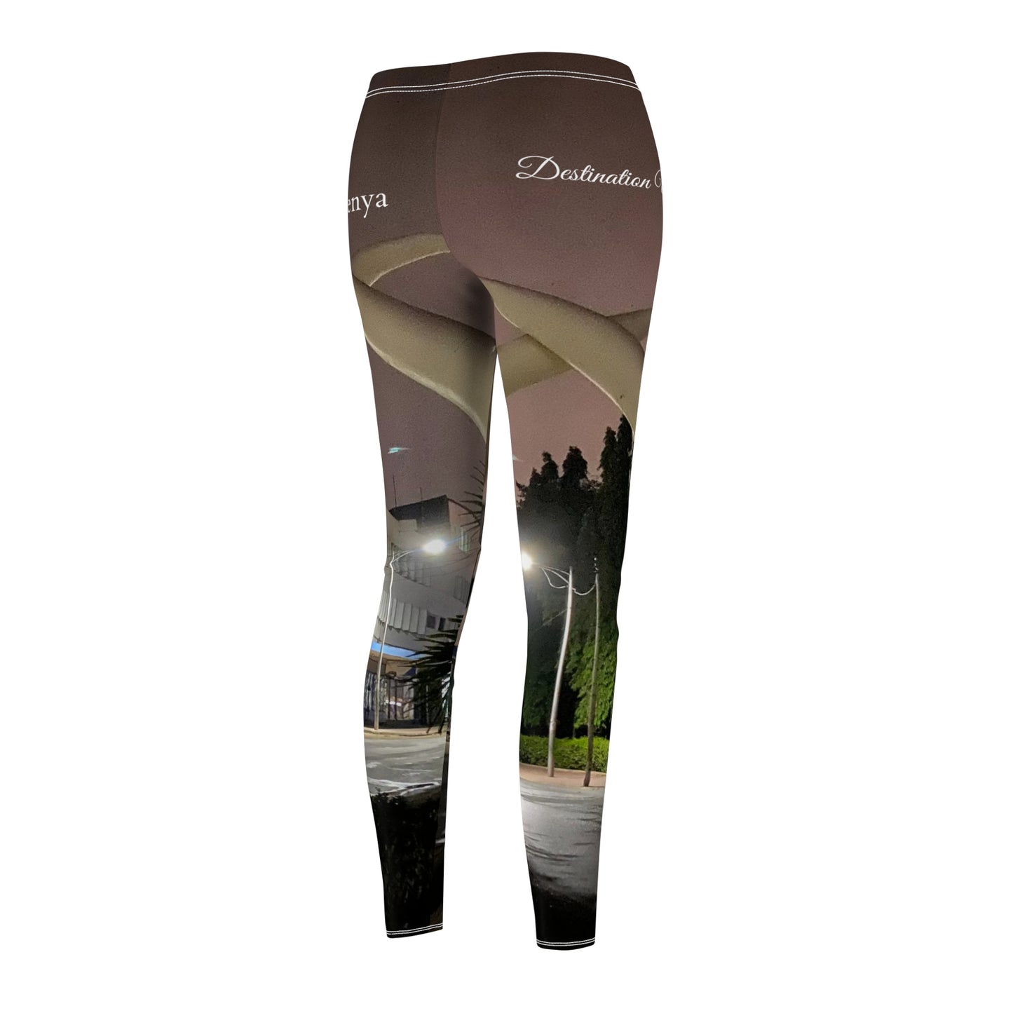 Mombasa, Kenya  Women's Cut & Sew Casual Leggings (AOP)