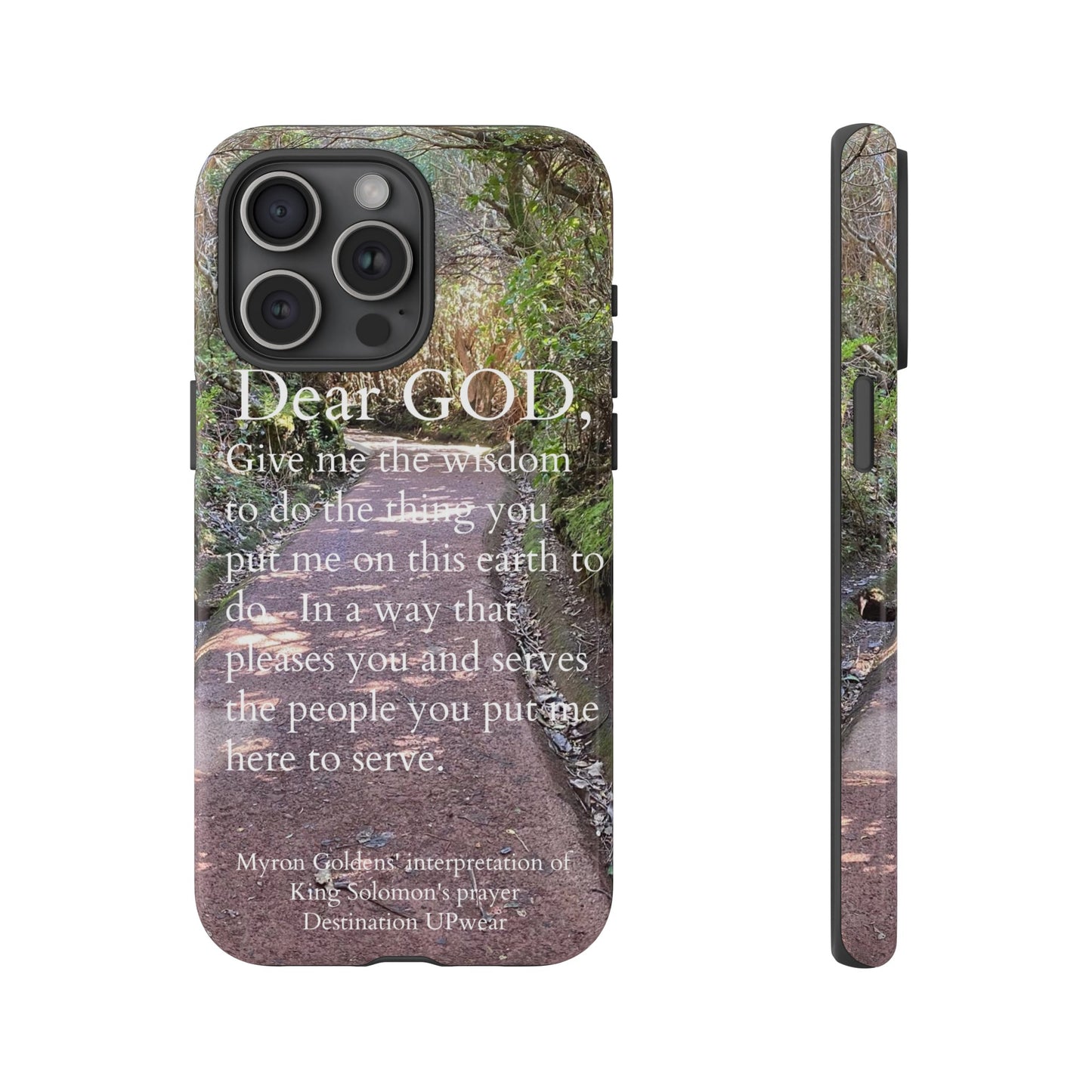 King Solomon's Prayer Costa Rica Tough Iphone Cases