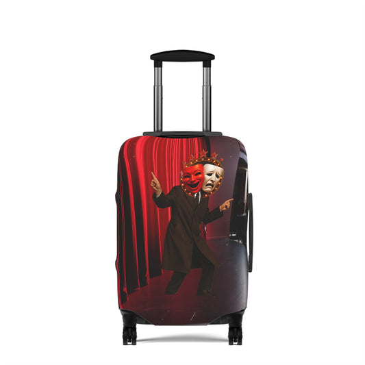 A Taste of Theatre Guy Theatrical Luggage Cover – Perfect for Actors | Travel Accessories, Creative Gift, Theater Lover, Unique Design, Stage Performance