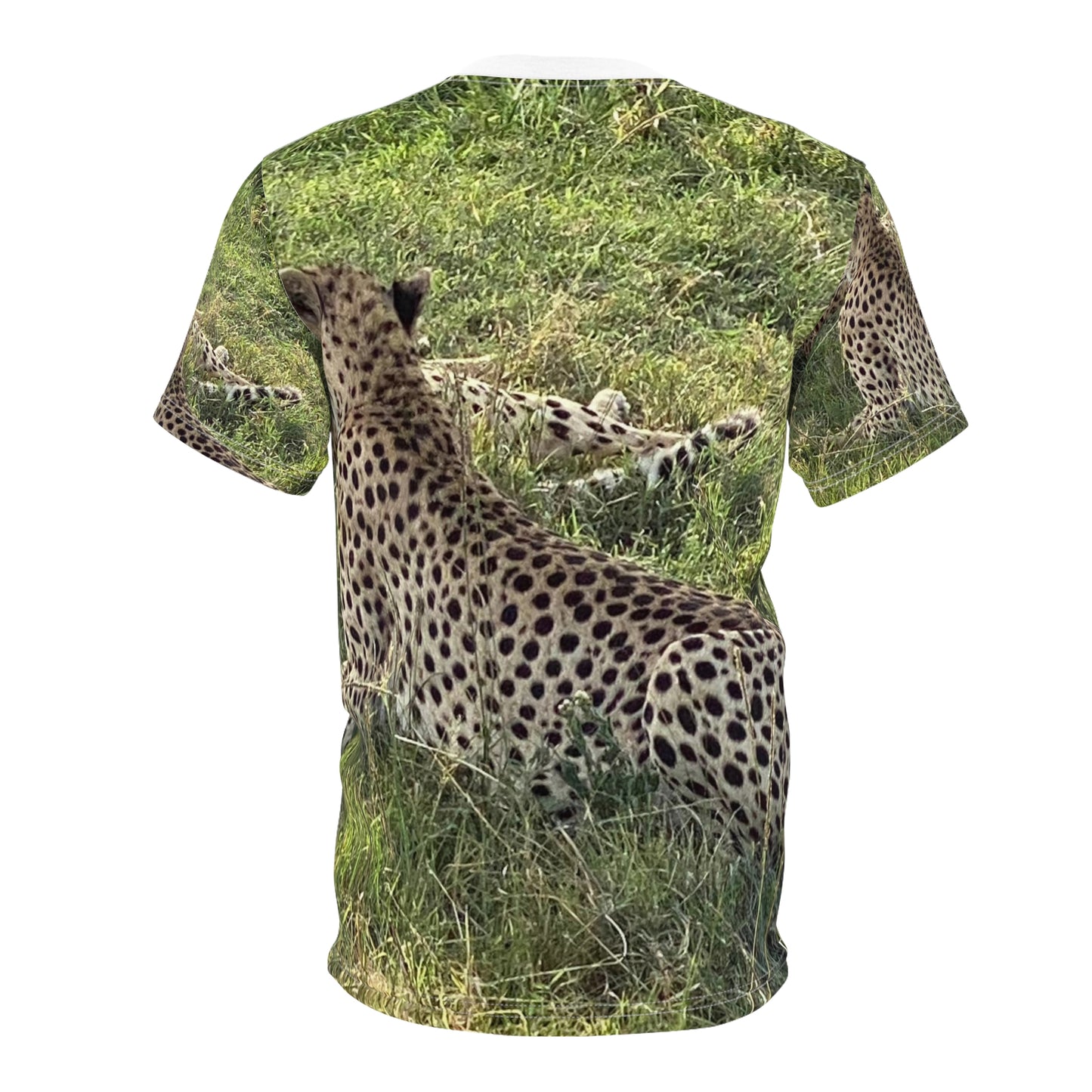 Masai Mara Cheetah's, Kenya  Unisex Cut & Sew Tee (AOP)