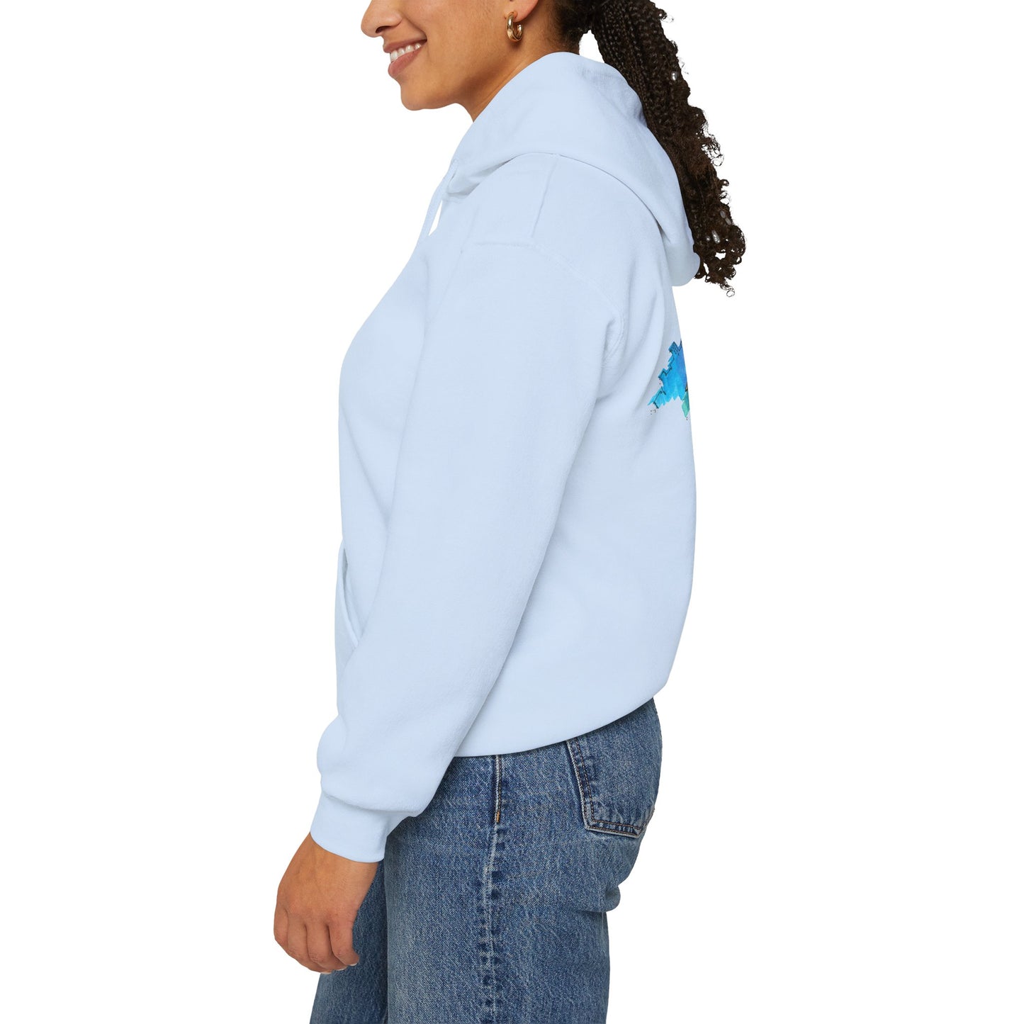 "Urban Pulse" Quincy Conwell From the Abstract Jazz Series  Hooded Sweatshirt