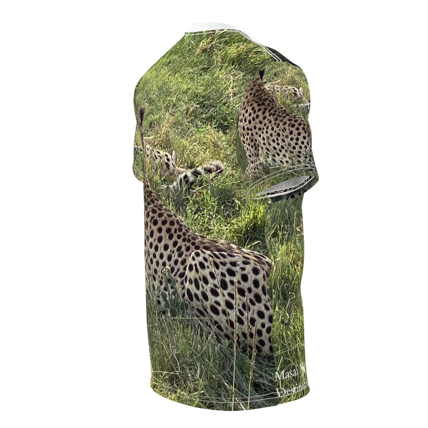 Masai Mara Cheetah's, Kenya  Unisex Cut & Sew Tee (AOP)
