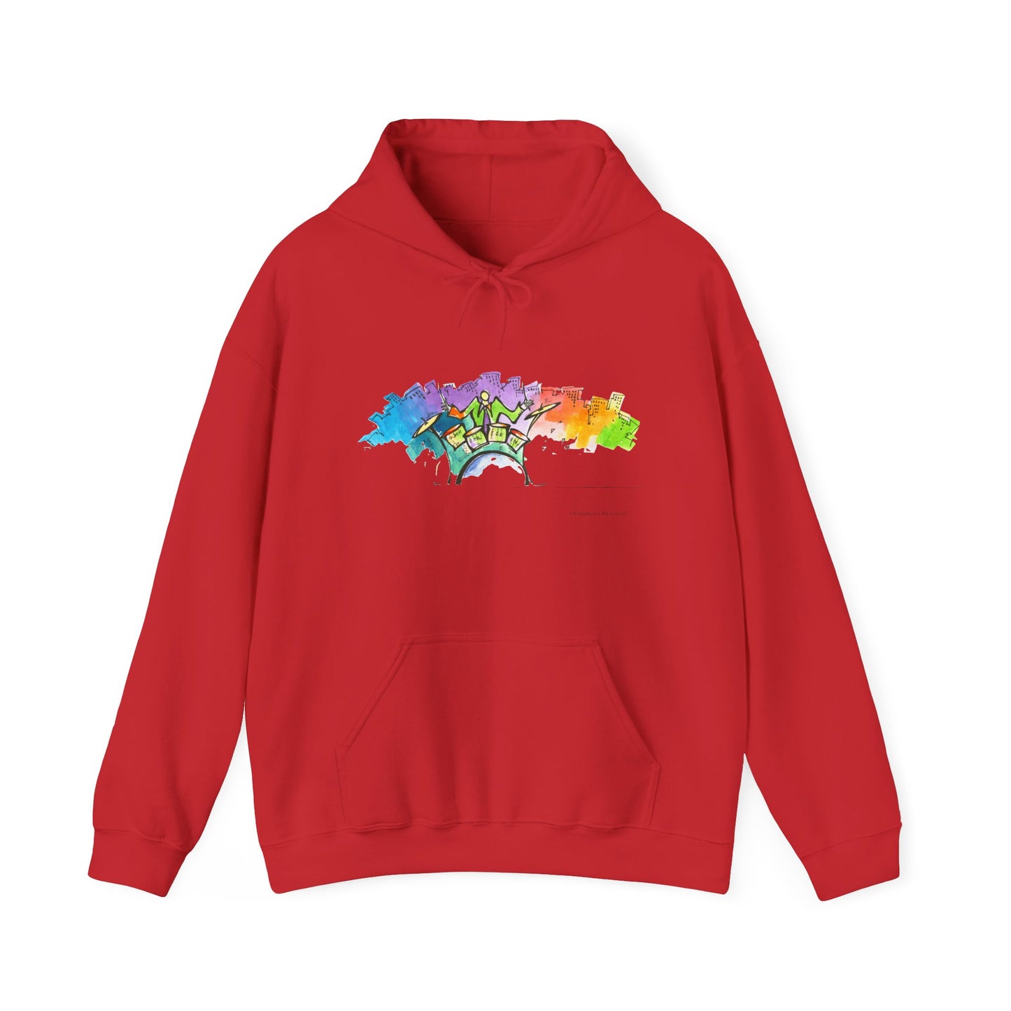 "Urban Pulse" Quincy Conwell From the Abstract Jazz Series  Hooded Sweatshirt