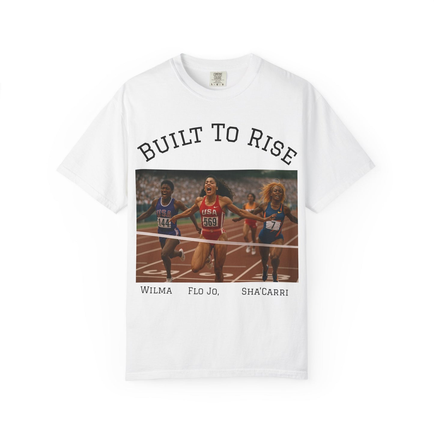 Inspiration T-Shirt for Empowerment, Built to Rise Tee, Unisex Sports Shirt, Motivational Athletic Wear, Gift for Athletes, Women's [...]