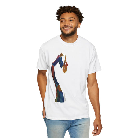 “Saxophone Serenade” Solo Collection Abstract Jazz art by Quincy Conwell
