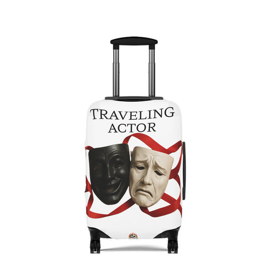 Theatrical Luggage Cover – Perfect for Actors | Travel Accessories, Creative Gift, Theater Lover, Unique Design, Stage Performance
