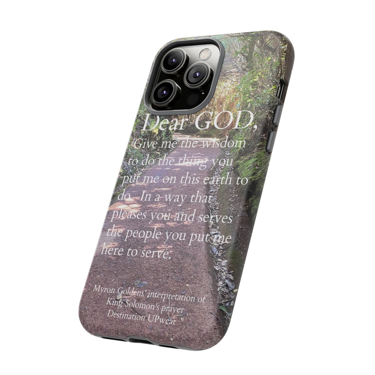 King Solomon's Prayer Costa Rica Tough Iphone Cases