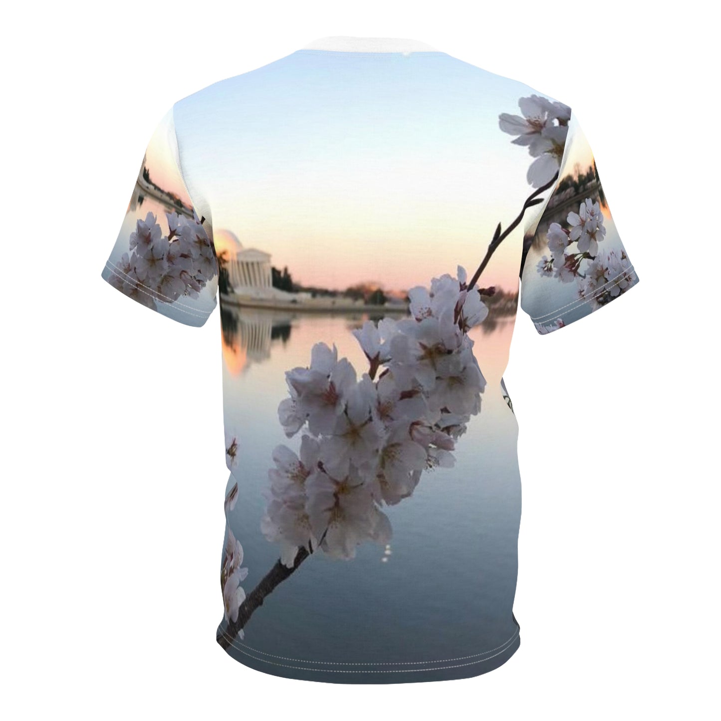 Washington, DC Cherry Blossoms Unisex Cut & Sew Tee (AOP)