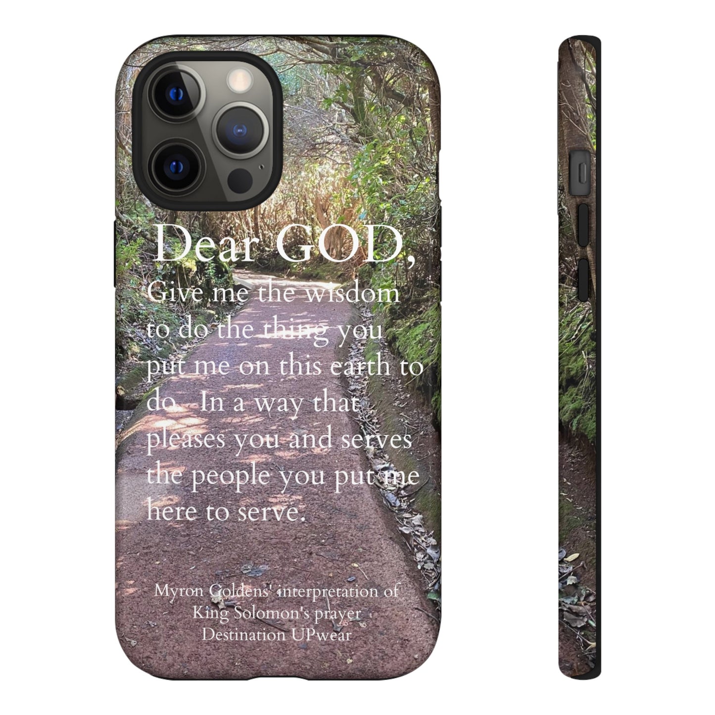 King Solomon's Prayer Costa Rica Tough Iphone Cases