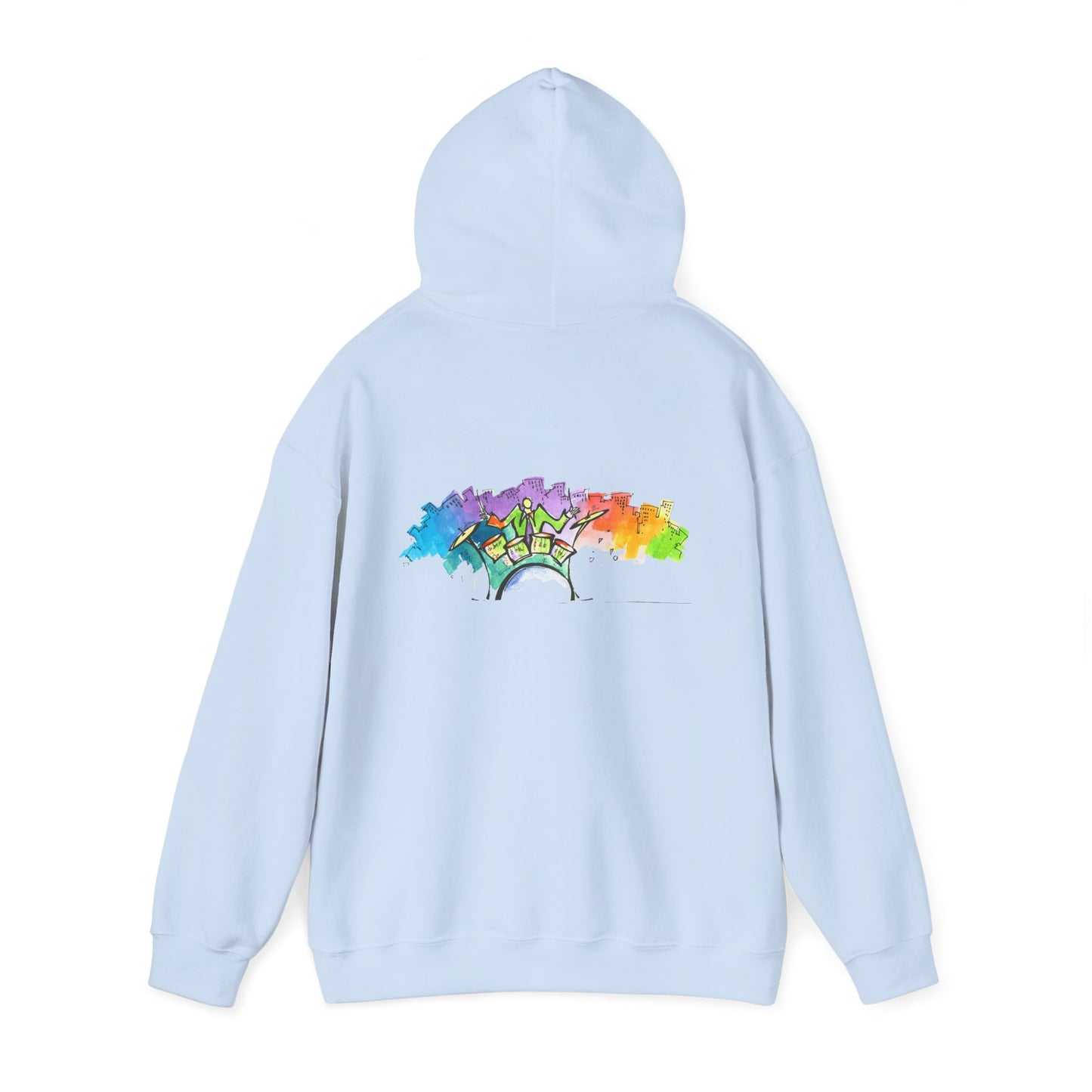 "Urban Pulse" Quincy Conwell From the Abstract Jazz Series  Hooded Sweatshirt