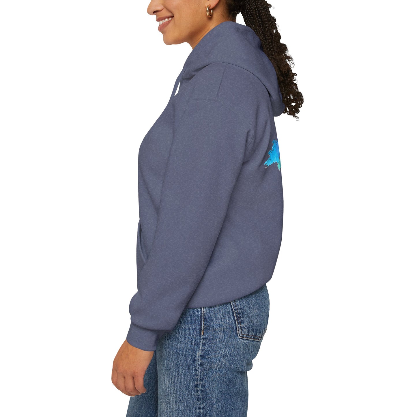 "Urban Pulse" Quincy Conwell From the Abstract Jazz Series  Hooded Sweatshirt