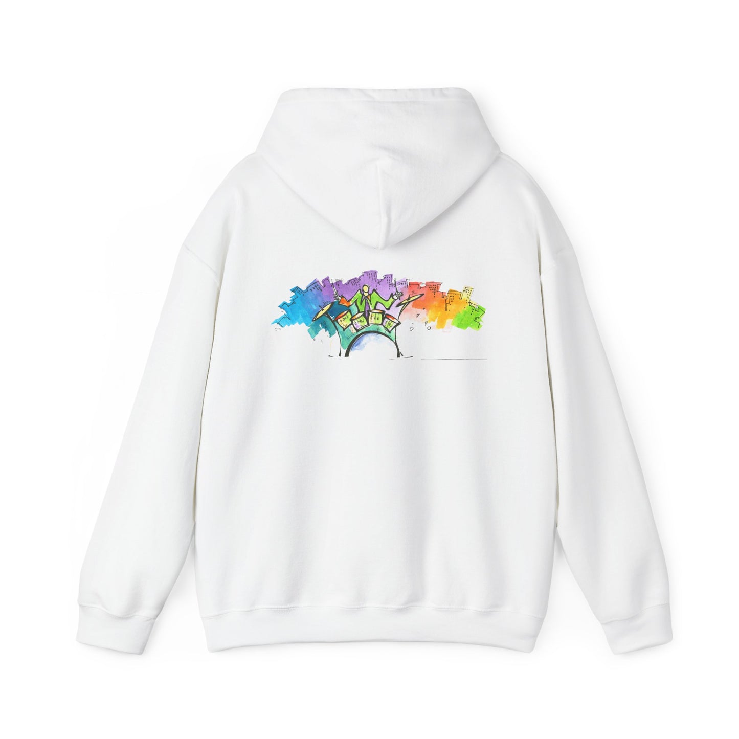 "Urban Pulse" Quincy Conwell From the Abstract Jazz Series  Hooded Sweatshirt