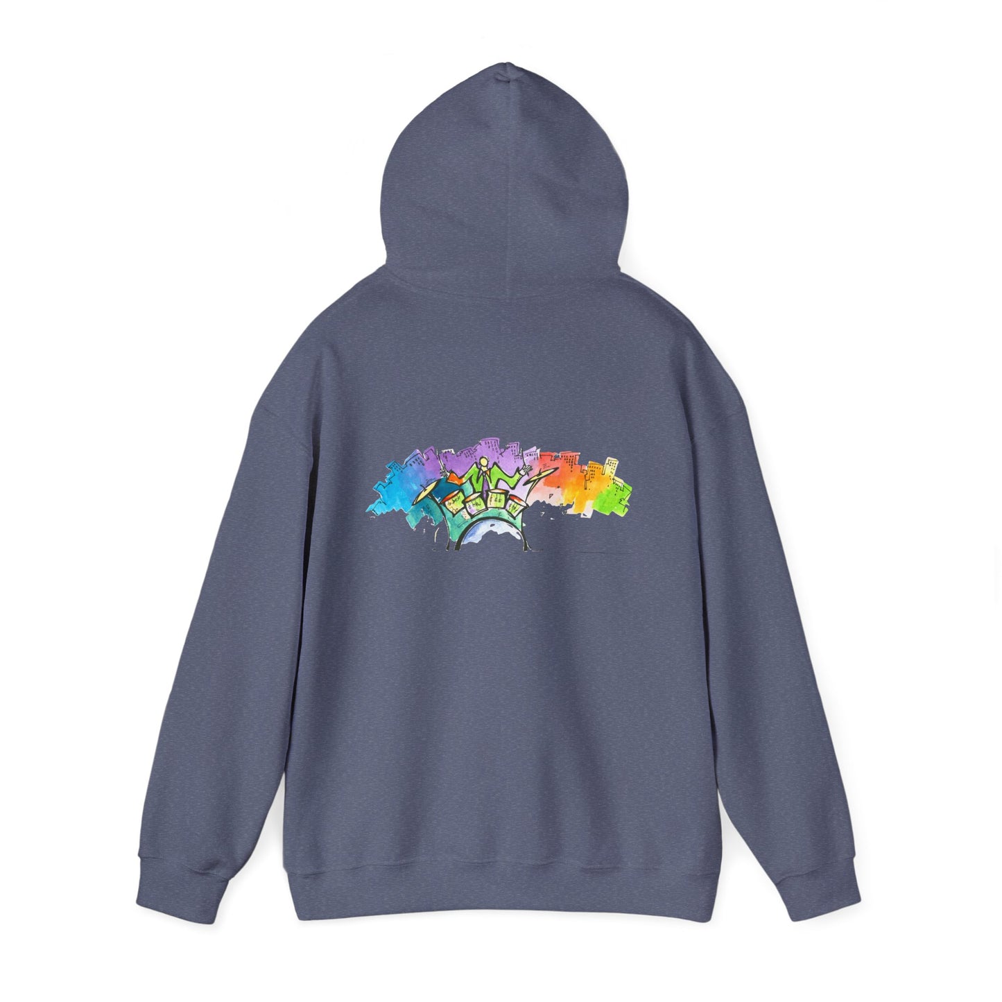 "Urban Pulse" Quincy Conwell From the Abstract Jazz Series  Hooded Sweatshirt